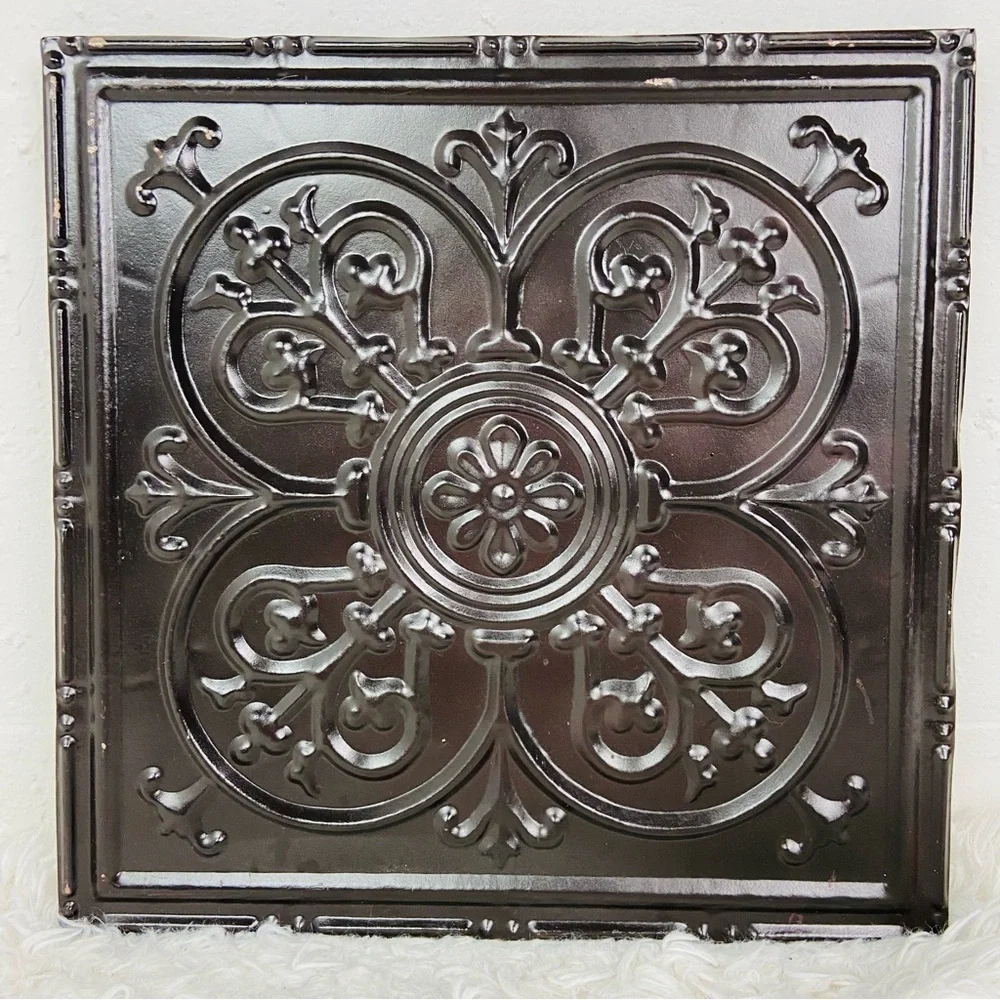 UNBRANDED brown design square wall hanging decor design decoration